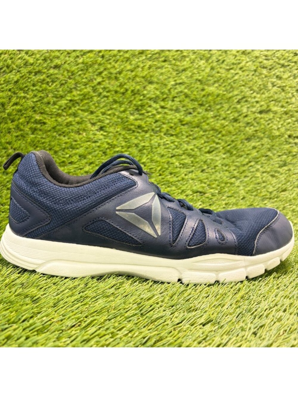 Reebok Trainfusion Nine 2.0 LMT Mens Size 10.5 Blue White Running Shoes Sneakers